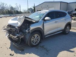 Salvage cars for sale at Savannah, GA auction: 2017 Hyundai Tucson Limited