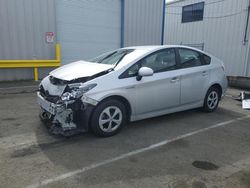 Salvage cars for sale at Vallejo, CA auction: 2015 Toyota Prius