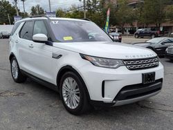 Salvage cars for sale at North Billerica, MA auction: 2017 Land Rover Discovery HSE Luxury