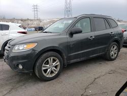 Salvage cars for sale at Littleton, CO auction: 2012 Hyundai Santa FE Limited