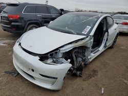 Salvage cars for sale at Elgin, IL auction: 2023 Tesla Model 3