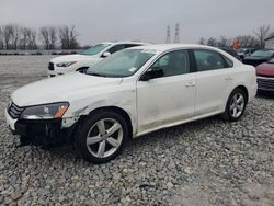 Salvage cars for sale at Barberton, OH auction: 2014 Volkswagen Passat S