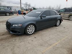 Vehiculos salvage en venta de Copart Pekin, IL: 2011 Audi A4 Premium Plus