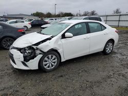 Vehiculos salvage en venta de Copart Sacramento, CA: 2015 Toyota Corolla L