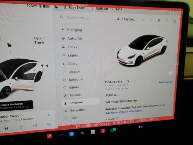 2022 Tesla Model 3