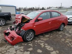 Salvage cars for sale at Pennsburg, PA auction: 2018 Mitsubishi Mirage G4 ES