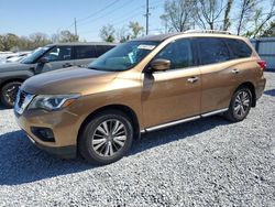 Nissan salvage cars for sale: 2017 Nissan Pathfinder S