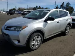 Salvage cars for sale at Denver, CO auction: 2013 Toyota Rav4 LE