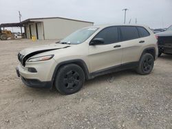 Salvage cars for sale at Temple, TX auction: 2014 Jeep Cherokee Sport