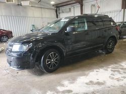 Salvage cars for sale at Franklin, WI auction: 2017 Dodge Journey SE