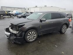 Salvage cars for sale at Vallejo, CA auction: 2014 Acura MDX Technology