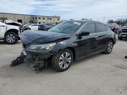 Salvage cars for sale at Wilmer, TX auction: 2013 Honda Accord LX