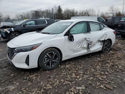 Salvage cars for sale at Chalfont, PA auction: 2024 Nissan Sentra SV