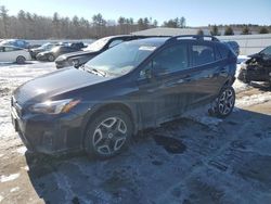 Salvage cars for sale at Windham, ME auction: 2018 Subaru Crosstrek Limited