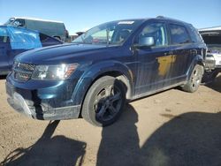 Salvage cars for sale at Brighton, CO auction: 2015 Dodge Journey Crossroad