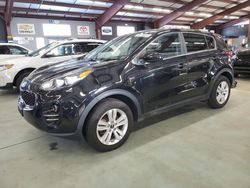 Salvage cars for sale at East Granby, CT auction: 2019 KIA Sportage LX