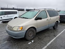 Salvage cars for sale at Van Nuys, CA auction: 2002 Toyota Sienna CE