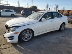 Salvage cars for sale at Wilmington, CA auction: 2013 Mercedes-Benz C 350