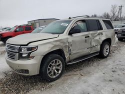 Salvage cars for sale at Wayland, MI auction: 2015 Chevrolet Tahoe K1500 LTZ