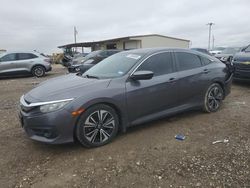 Salvage cars for sale at Temple, TX auction: 2016 Honda Civic EX