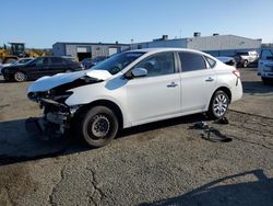 Salvage cars for sale at Vallejo, CA auction: 2014 Nissan Sentra S