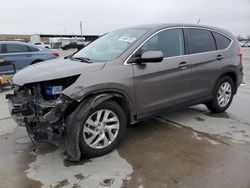 Salvage cars for sale at Grand Prairie, TX auction: 2016 Honda CR-V EX