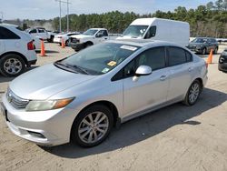 Salvage cars for sale at Greenwell Springs, LA auction: 2012 Honda Civic EX