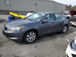 Salvage cars for sale at Exeter, RI auction: 2008 Honda Accord EXL