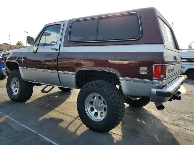 1986 Chevrolet Blazer K10