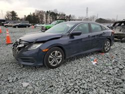 Salvage cars for sale at Mebane, NC auction: 2016 Honda Civic LX