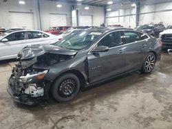 Chevrolet salvage cars for sale: 2018 Chevrolet Malibu LT