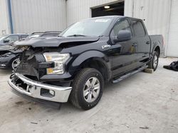 Salvage cars for sale at Savannah, GA auction: 2016 Ford F150 Supercrew