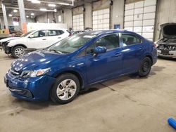 Salvage cars for sale at Blaine, MN auction: 2015 Honda Civic LX