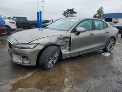 Salvage cars for sale at Woodhaven, MI auction: 2019 Volvo S60 T5 Momentum