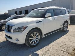 Salvage cars for sale at Jacksonville, FL auction: 2011 Infiniti QX56