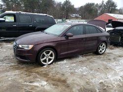 Salvage cars for sale at Mendon, MA auction: 2015 Audi A3 Premium