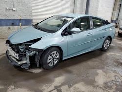 Salvage cars for sale at Ham Lake, MN auction: 2017 Toyota Prius