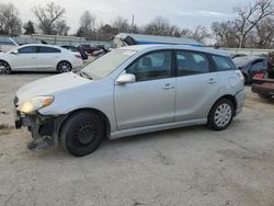 Salvage cars for sale from Copart Wichita, KS: 2006 Toyota Corolla Matrix XR