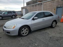 Salvage cars for sale at Fredericksburg, VA auction: 2007 Honda Accord SE