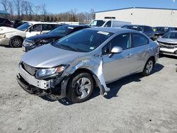 Salvage cars for sale at Spartanburg, SC auction: 2013 Honda Civic LX