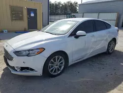 Salvage cars for sale at Ellenwood, GA auction: 2017 Ford Fusion SE