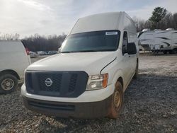 Salvage trucks for sale at Spartanburg, SC auction: 2015 Nissan NV 2500