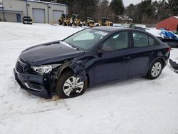 Salvage cars for sale at Mendon, MA auction: 2016 Chevrolet Cruze Limited LS