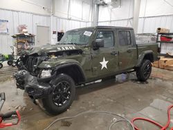 Jeep Gladiator salvage cars for sale: 2022 Jeep Gladiator Sport