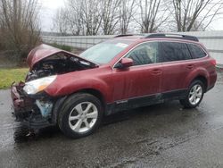 Salvage cars for sale at Arlington, WA auction: 2013 Subaru Outback 2.5I Premium