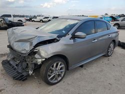 Salvage cars for sale from Copart Houston, TX: 2014 Nissan Sentra S