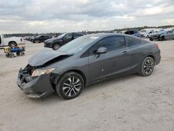 Salvage cars for sale at Houston, TX auction: 2013 Honda Civic EX