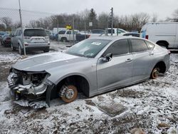 Salvage cars for sale at Chalfont, PA auction: 2021 Acura TLX Tech A