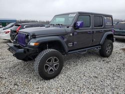 Jeep salvage cars for sale: 2020 Jeep Wrangler Unlimited Sport