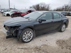 Salvage cars for sale at Oklahoma City, OK auction: 2022 Toyota Camry LE